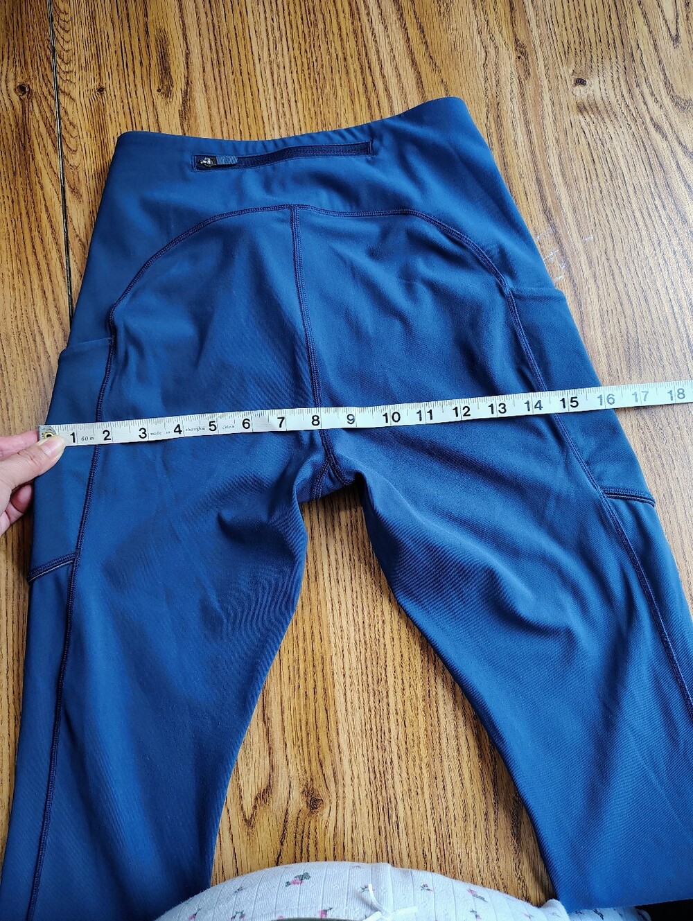 Lululemon Speed Up Tight Warp Tech Fleece Activewear High-Rise Mineral Blue sz 6 - Picture 11 of 16
